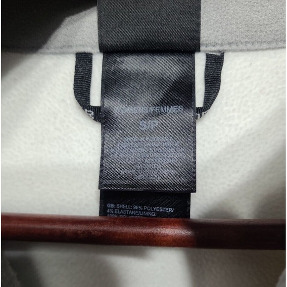 THE NORTH FACE Women's Softshell Bionic White Patterned Fleece AMVX Jacket Sz SP - Picture 5 of 14